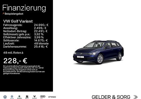 VW Golf Variant Volkswagen Life 1.5 TSI LED*Navi*AHK*Digital
