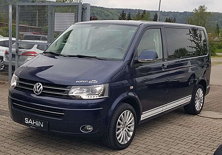 VW T5 Multivan Volkswagen 2.0 TDI DSG 7-Sitzer AHK Stdhzg Navi BiXe EGSD