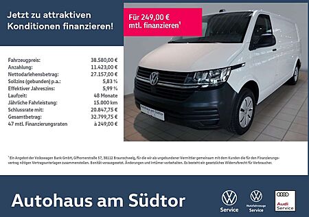 VW T6 Transporter Volkswagen T6.1 Transporter Kasten LR 2.0 TDI PDC AHK Navi