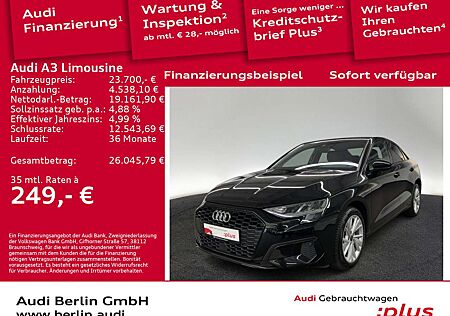 Audi A3 advanced 30 TDI S tr. VIRTUAL LED
