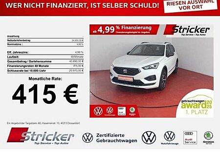 Seat Tarraco FR 1.4TSI e-Hybrid 415,-ohne Anzahlung Pano Kamer