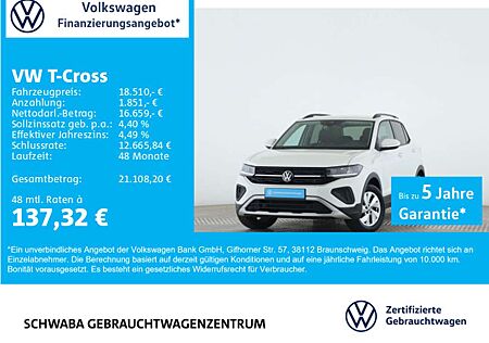 VW T-Cross Volkswagen Life 1.0 TSI *ACC*NAVI*VIRTUAL*LANE*16''