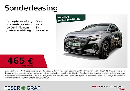 Audi Q4 e-tron SB 40 e-tron 2x S line /Matrix/Navi+/Kamera
