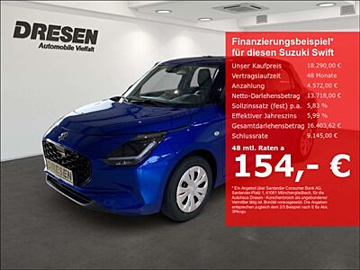 Suzuki Swift Hybrid 61 1.2 5MT Club (60 kW 81 PS), Euro 6e