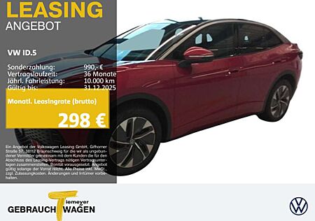 VW ID.5 Volkswagen PURE ALCANTARA AHK 360° WÄRMEP