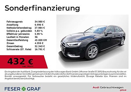 Audi A4 Avant Advanced 35 TFSI S tronic Navi ACC 17"