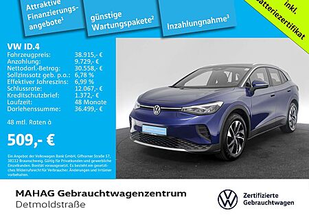 VW ID.4 Volkswagen Pro ExtStyleSilver Wärmepumpe CCS Navi LED