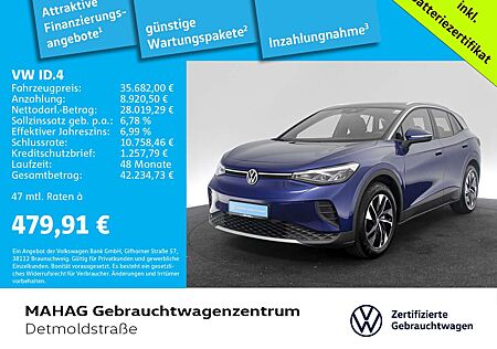 VW ID.4 Volkswagen Pro ExtStyleSilver Wärmepumpe CCS Navi LED