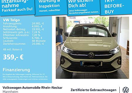 VW Taigo Volkswagen 1.0 TSI R-Line OPF GAR 2028 Black Paket AH