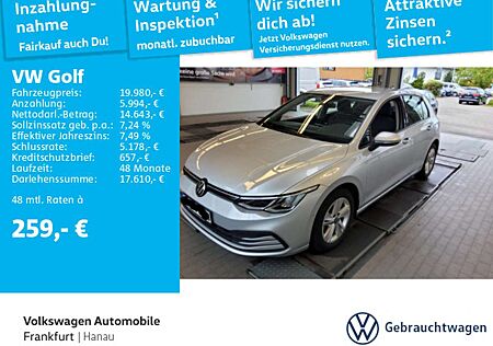 VW Golf Volkswagen VIII 1.5 eTSI DSG Life Navi Spurhalteassist