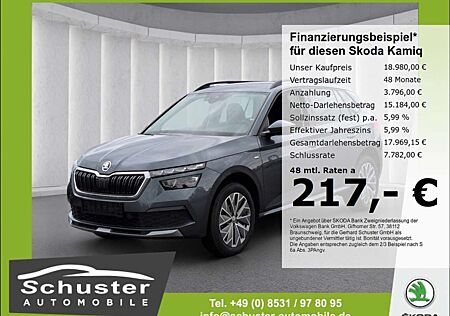 Skoda Kamiq CLEVER 1.0TSI*DSG Voll-LED Navi R-Kam Temp