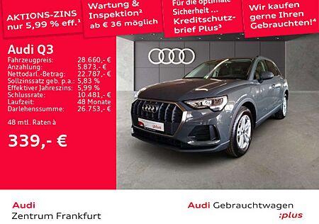 Audi Q3 45 TFSI e S tronic Navi Panorama Tempomat DAB