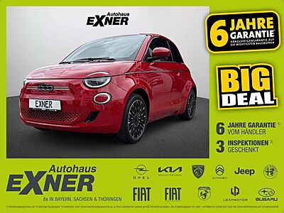 Fiat 500 Elektro Lim. 42 kWh LaPrima LED+Navi+SHZ+360