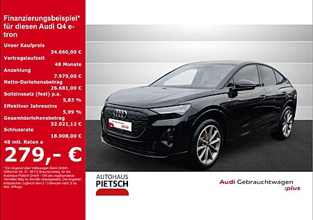 Audi Q4 e-tron Sportback 40 Sline 77 kWh SONOS Matrix