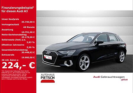 Audi A3 Sportback 40 TFSIe advanced Navi Keyless 18''