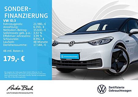 VW ID.3 Volkswagen Pro Performance Automatik Navi LED EPH DAB
