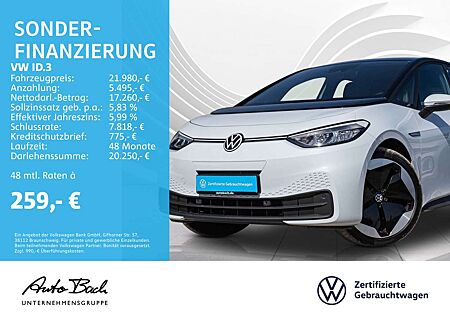 VW ID.3 Volkswagen Pro Performance Automatik Navi LED EPH DAB