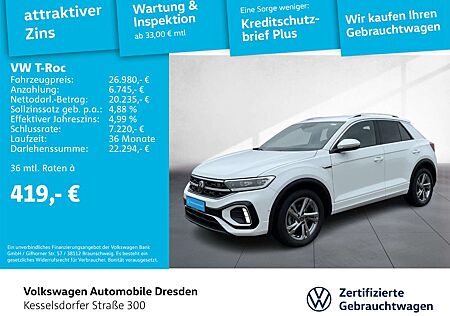 VW T-Roc Volkswagen 1.5 TSI DSG R-Line ACC IQ.Light