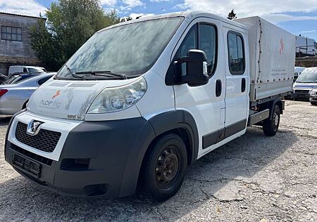 Peugeot Boxer 3.0 HDi Doppelk.*7-SITZER*AT-MOTOR*PRITSCH