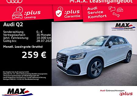Audi Q2 40 TFSI quattro S line LED+NAVI+VCP+ACC+DAB
