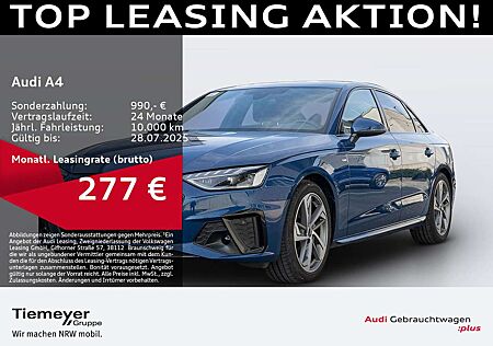 Audi A4 35 TFSI 2x S LINE LED OPS VIRTUAL AHK