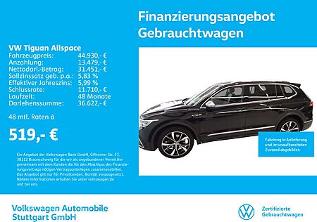 VW Tiguan Allspace Volkswagen R-Line 2.0 TSI DSG 7-Sitze Navi