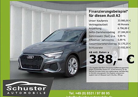 Audi A3 Sportback S-LINE 35eTFSI*S-tron ACC LED Navi