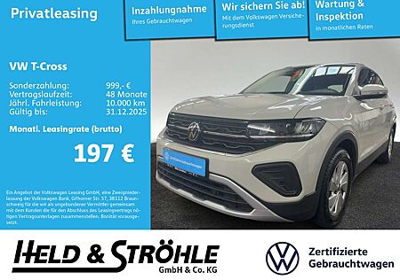 VW T-Cross Volkswagen Life 1.0 TSI LED NAV PDC SHZ APP DAB+