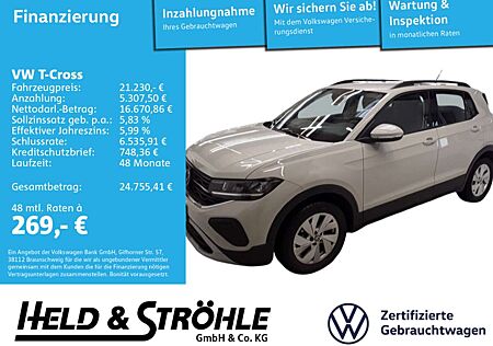 VW T-Cross Volkswagen Life 1.0 TSI LED NAV PDC SHZ APP DAB+