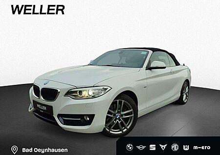 BMW 220 i Cabrio Sport Line Navi Xenon RFK Temp HiFi