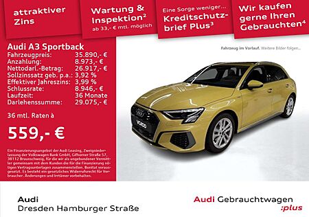 Audi A3 30TDI S line LED Navi AHZV S tronic