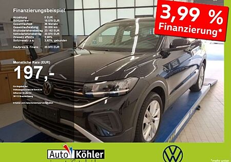 VW T-Cross Volkswagen Life TSi Black+CarPlay+ACC+LED+Navi+Virt