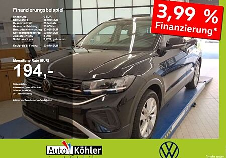 VW T-Cross Volkswagen Life TSi Black+CarPlay+ACC+LED+Navi+Virt