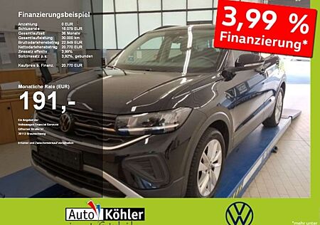 VW T-Cross Volkswagen Life TSi Black+CarPlay+ACC+LED+Navi+Virt