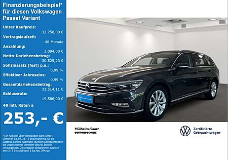 VW Passat Variant Volkswagen 2.0 TDI DSG Elegance LED Navi Sitzheizung AHK