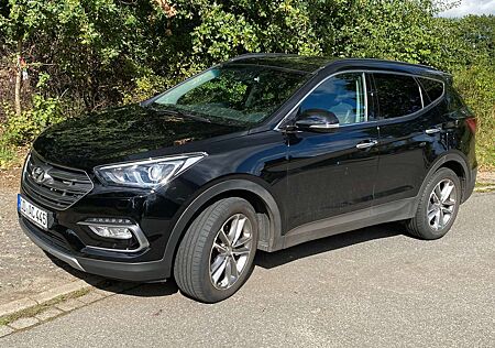 Hyundai Santa Fe blue 2.2 CRDI 4WD Automatik Premium