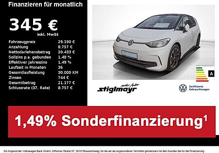 VW ID.3 Volkswagen Pro 62-kWh+ACC+KAMERA+LED+NAVI+Winterpaket