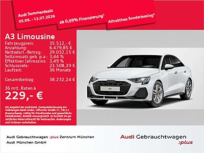 Audi A3 35 TDI S tronic S line ACC/Virtual+
