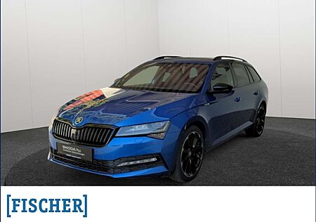Skoda Superb Combi 2.0TDI 4x4 DSG Sportline LED Navi Rear View