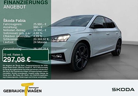 Skoda Fabia 1.5 TSI DSG MONTE CARLO LM18 SITZHZG KAMER