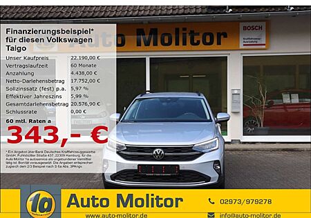 VW Taigo Volkswagen Life 1.0 TSI Digitales Cockpit LED ACC Apple CarPl