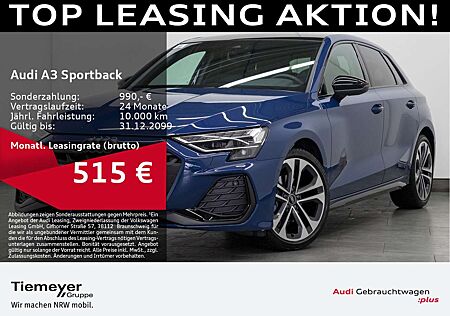 Audi A3 30 TFSI S LINE PANO LED ASSIST LM18