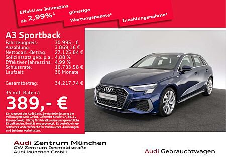Audi A3 40 TDI qu. S tronic S line Matrix/N