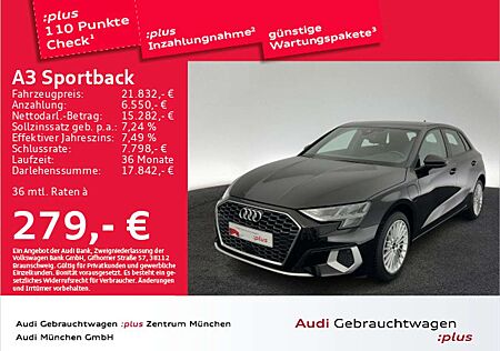 Audi A3 40 TFSI e S tronic advanced Navi+/V