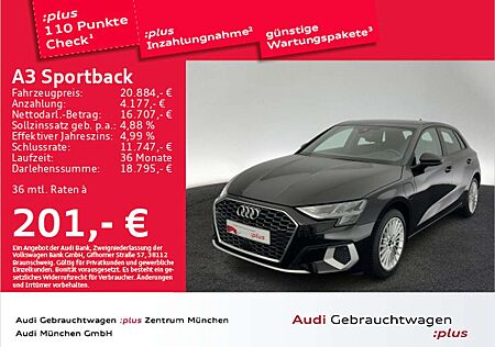 Audi A3 40 TFSI e S tronic advanced Navi+/V