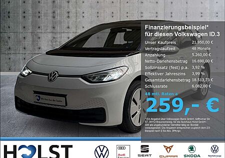 VW ID.3 Volkswagen Pro 107kW 58kWh CCS ACC LED DAB+ NAVI Lane-Assist