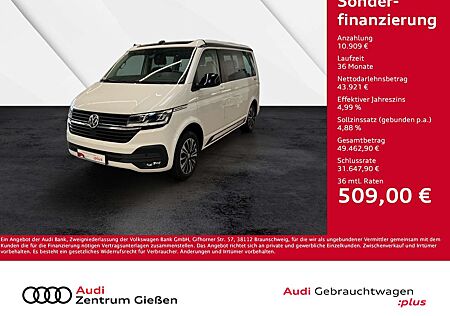 VW T6 California Volkswagen Beach Camper Edition 6.1 AHK Navi Kamera Markie...