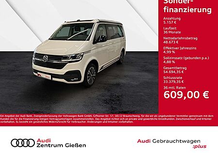 VW T6 California Volkswagen Beach Camper Edition 6.1 AHK Navi Kamera Markie...