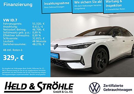 VW ID.7 Volkswagen GTX 4M 250kW AHK HUD MATRIX WÄPU 360°KAM