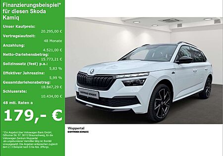 Skoda Kamiq 1.0 TSI Monte Carlo LED NAVI PANO SHZ PDC LM